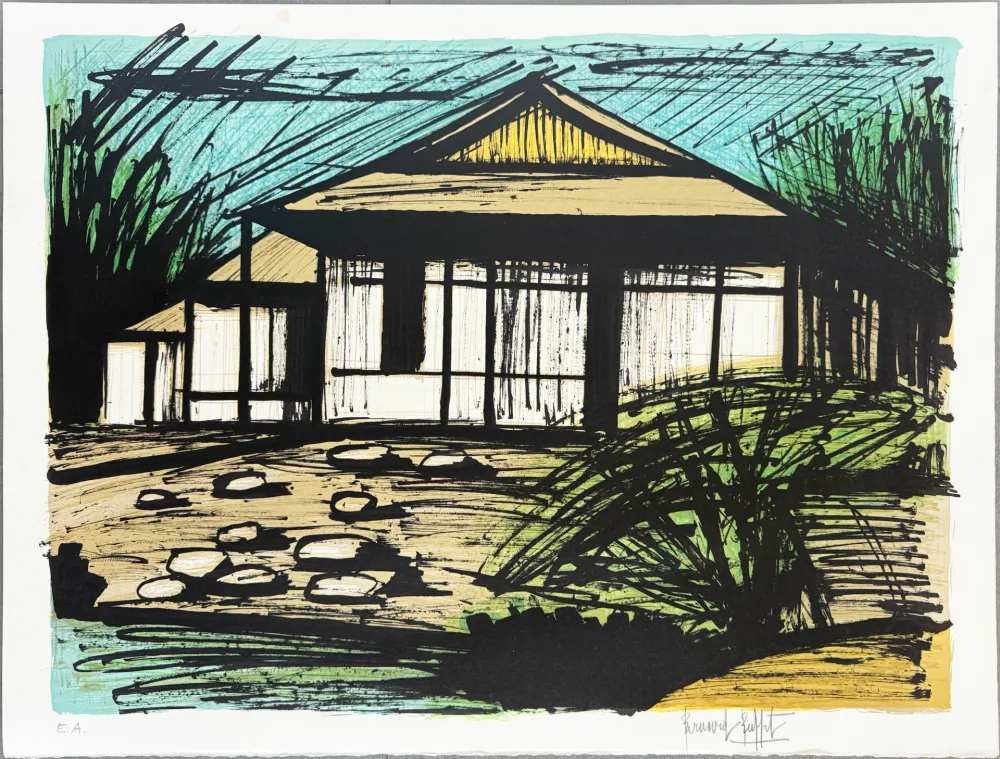 Litografia Buffet - Katsura Rikyu-Kyoto