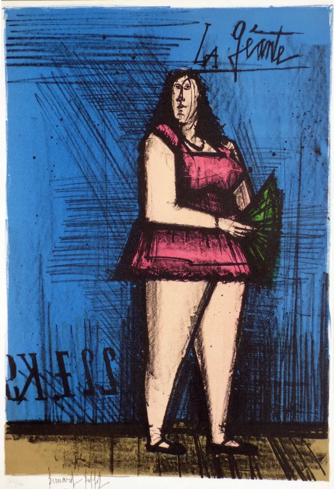 Litografia Buffet - La géante