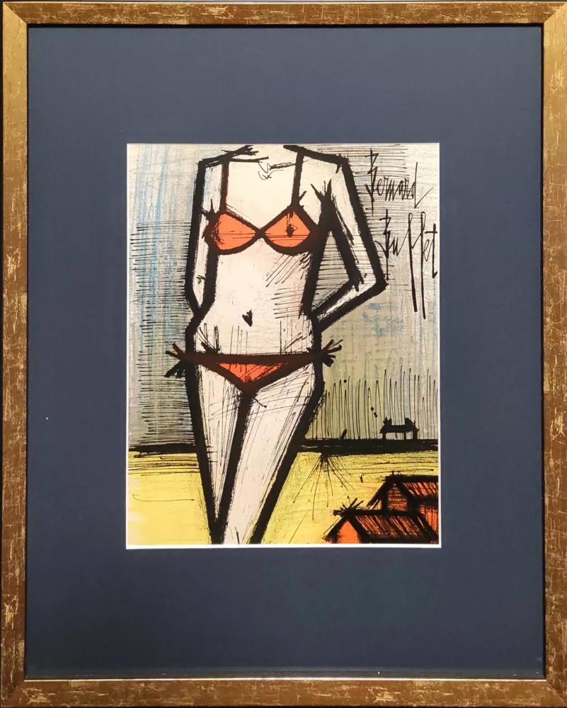 Litografia Buffet - La Plage