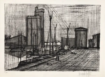 Incisione Buffet - La Rochelle