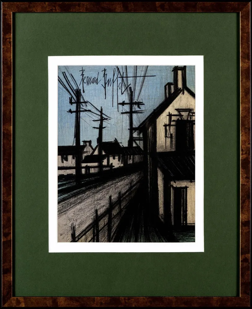 Litografia Buffet - La Route du Village