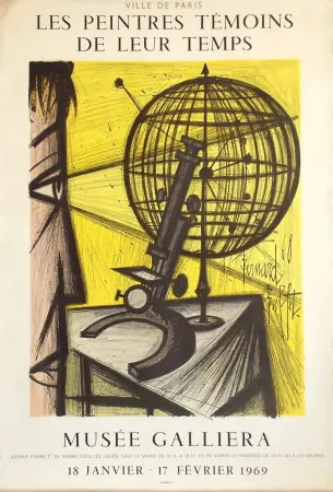 Manifesti Buffet - Le Microscope - Les Peintres Témoins de Leur Temps