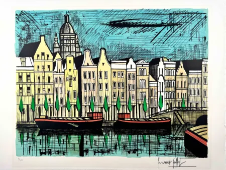 Litografia Buffet -  Le Singel Amsterdam 