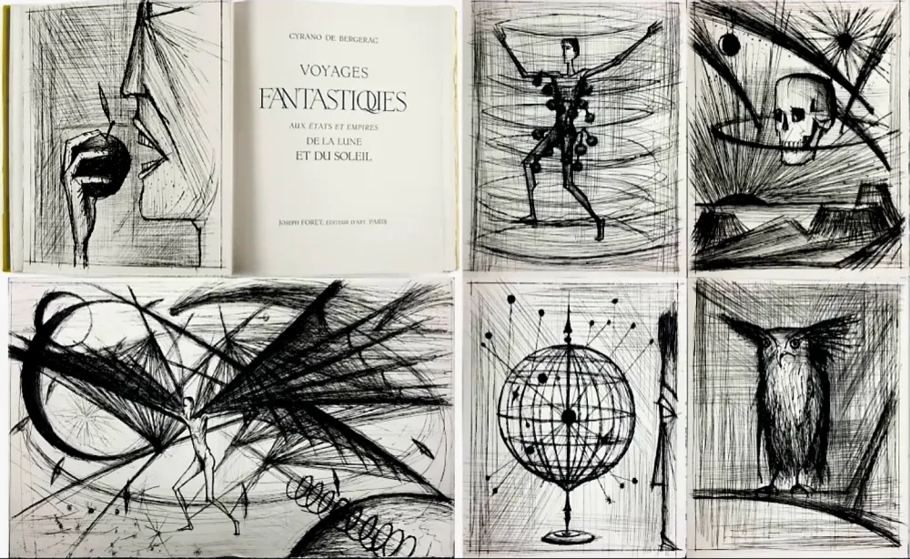 Libro Illustrato Buffet - Le Voyages Fantastiques 1958