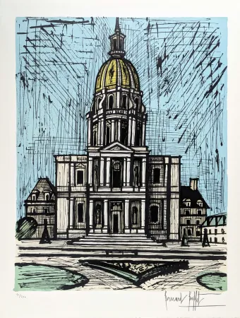 Litografia Buffet -  Les Invalides 
