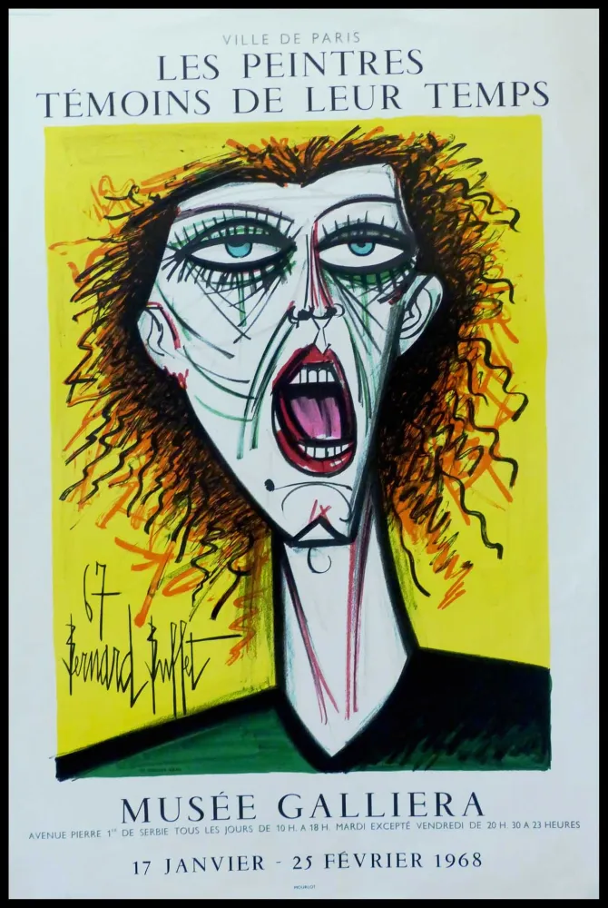 Manifesti Buffet - LES PEINTRES TEMOINS DE LEUR TEMPS - MUSÉE GALLIERA