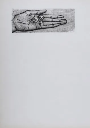 Acquaforte E Acquatinta Buffet - Main et dés, La Passion du Christ