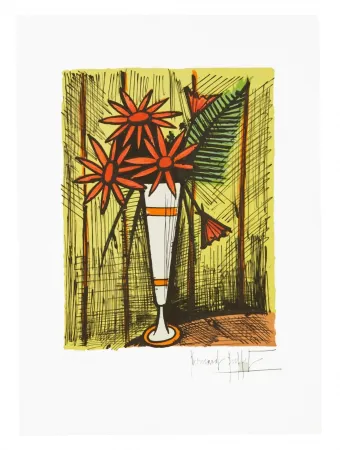 Non Tecnico Buffet - Marguerites dans une mazagran 