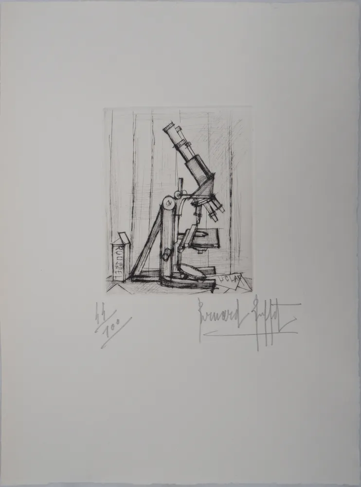 Incisione Buffet - Microscope
