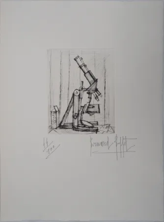 Incisione Buffet - Microscope