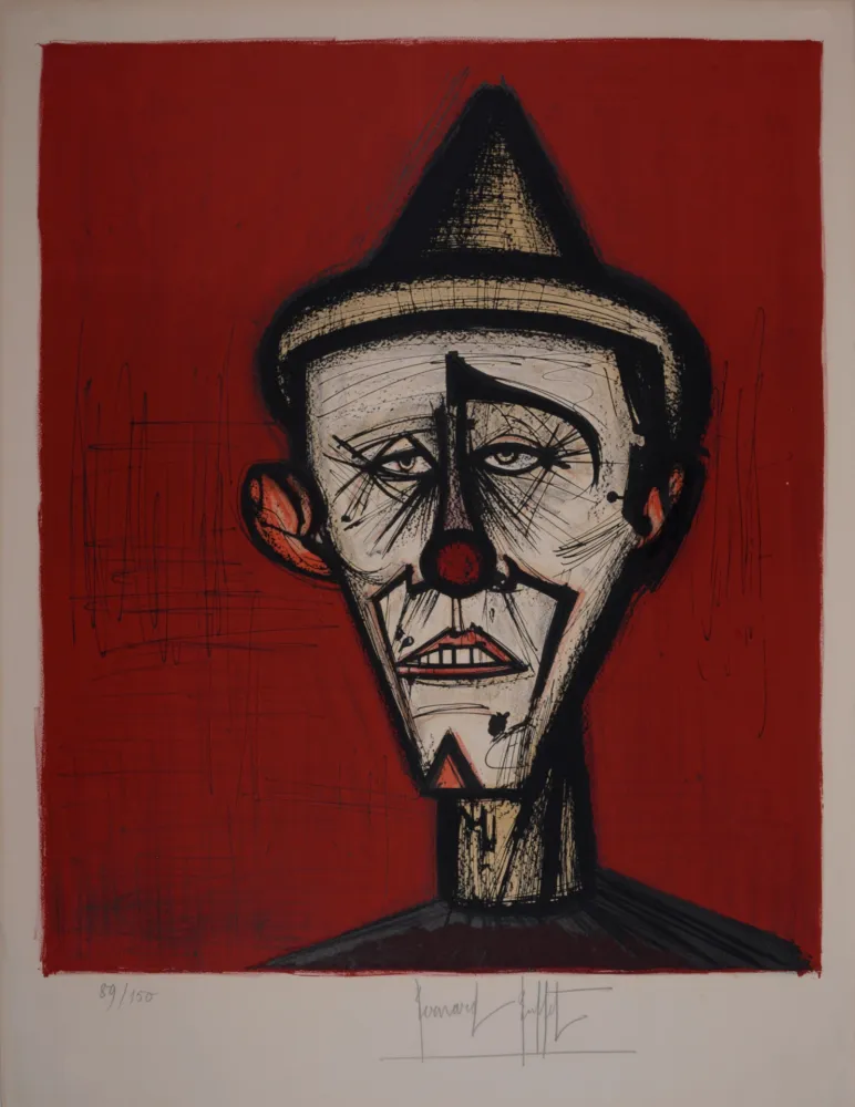 Litografia Buffet - Mon Cirque, 1968 - Hand-signed!