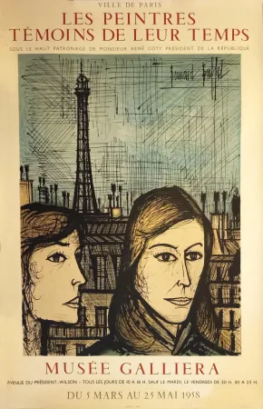 Litografia Buffet - Musée Galliera - 1958