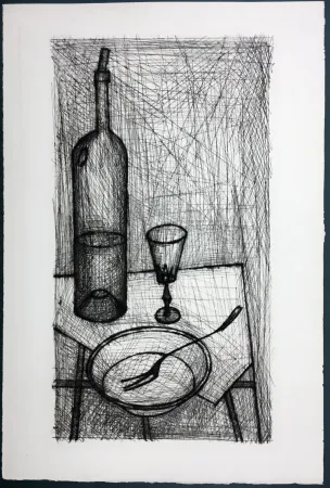 Acquaforte Buffet - Nature morte pour Recherche de la Purété (1953)