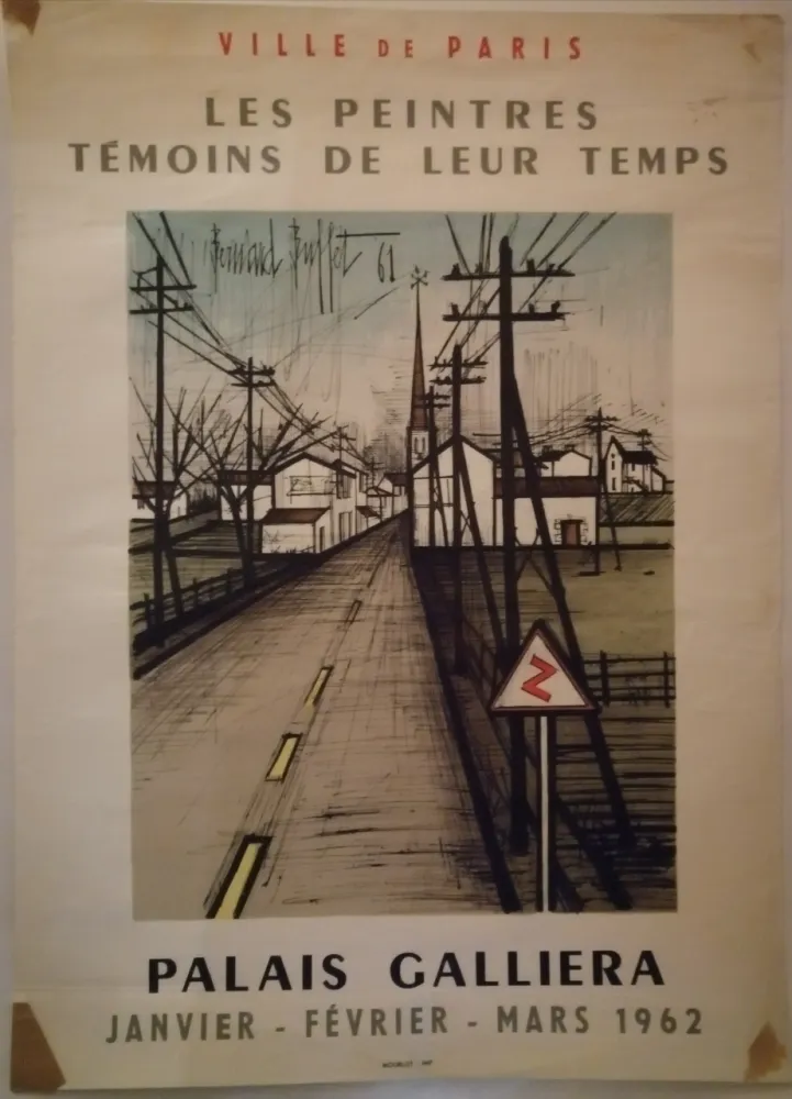 Manifesti Buffet - Peintres témoins de leur temps - 1962