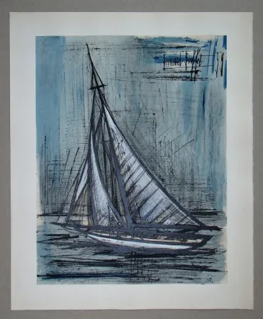 Litografia Buffet - Voilier, 1959