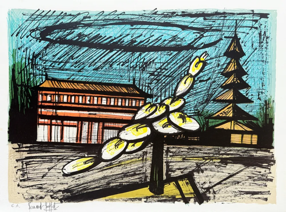 Litografia Buffet - Voyage au Japon