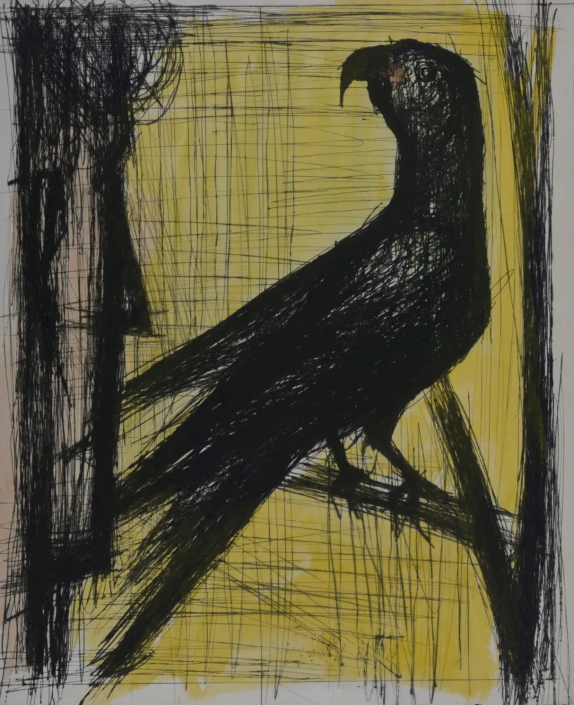 Incisione Buffet - Voyages fantastiques de Cyrano de Bergerac, 1958