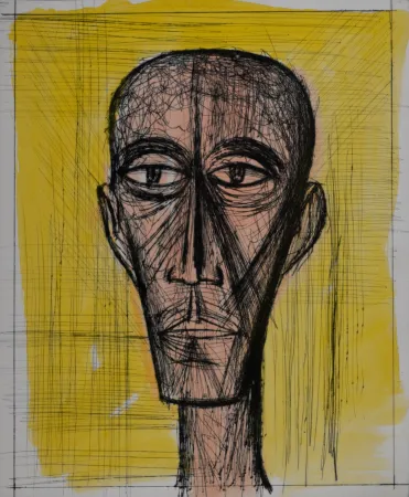 Incisione Buffet - Voyages fantastiques de Cyrano de Bergerac, 1958