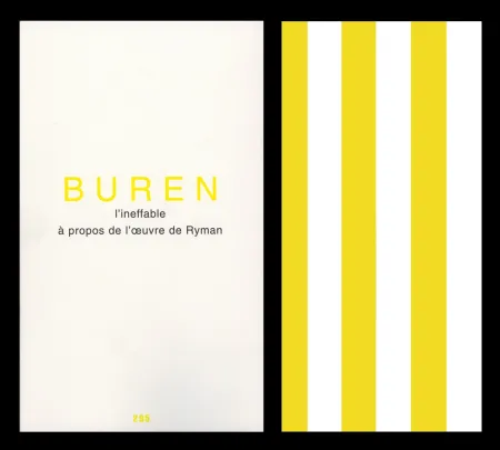 Libro Illustrato Buren - L'art en écrit
