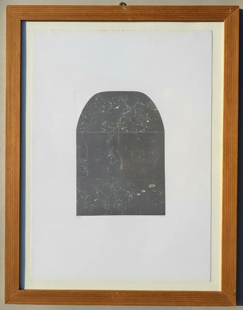 Incisione Burri - Acquaforte F