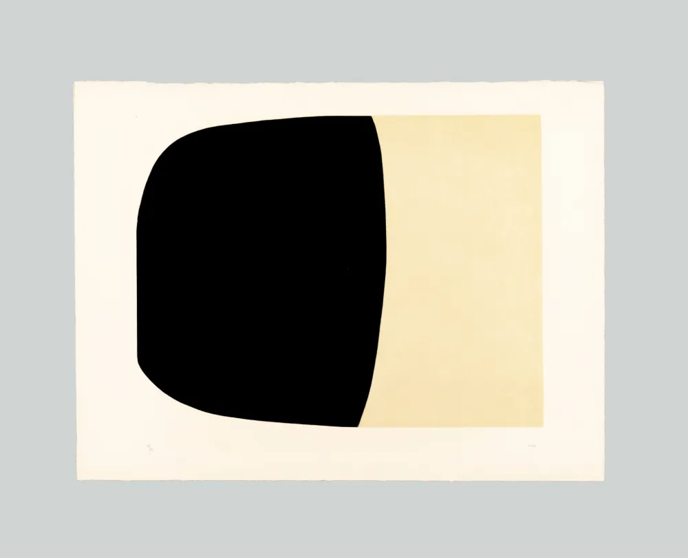 Incisione Burri - Bianchi e neri I-B