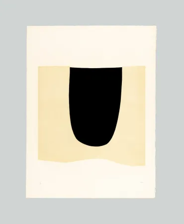 Incisione Burri - Bianchi e neri I-D