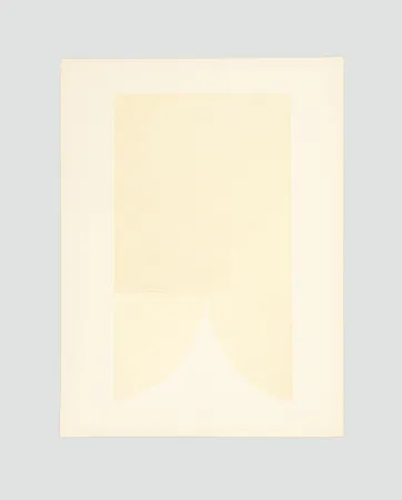 Litografia Burri - Bianchi e neri II-A