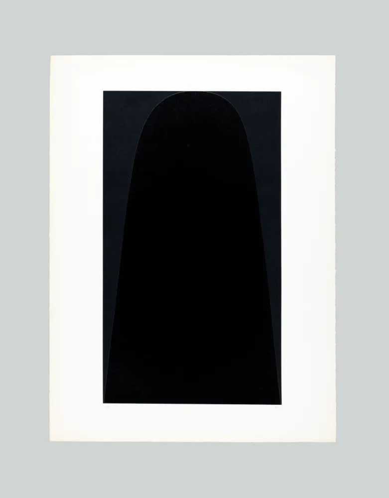 Litografia Burri - Bianchi e neri II-C