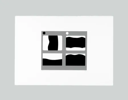 Acquaforte E Acquatinta Burri - Cretto Nero D