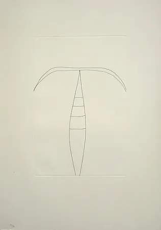 Incisione Burri - Senza titolo