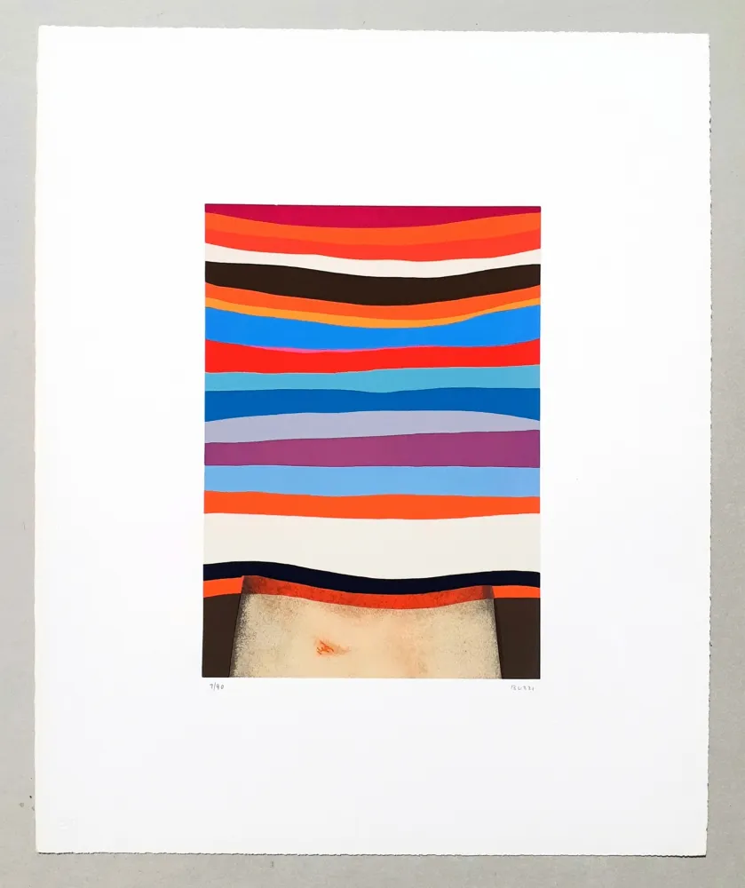 Serigrafia Burri - Serigrafia 1-D