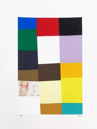 Serigrafia Burri - Serigrafia 2