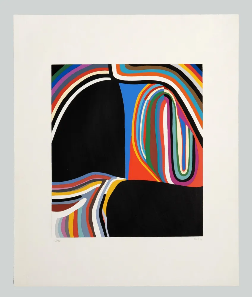 Serigrafia Burri - Serigrafia 2-B