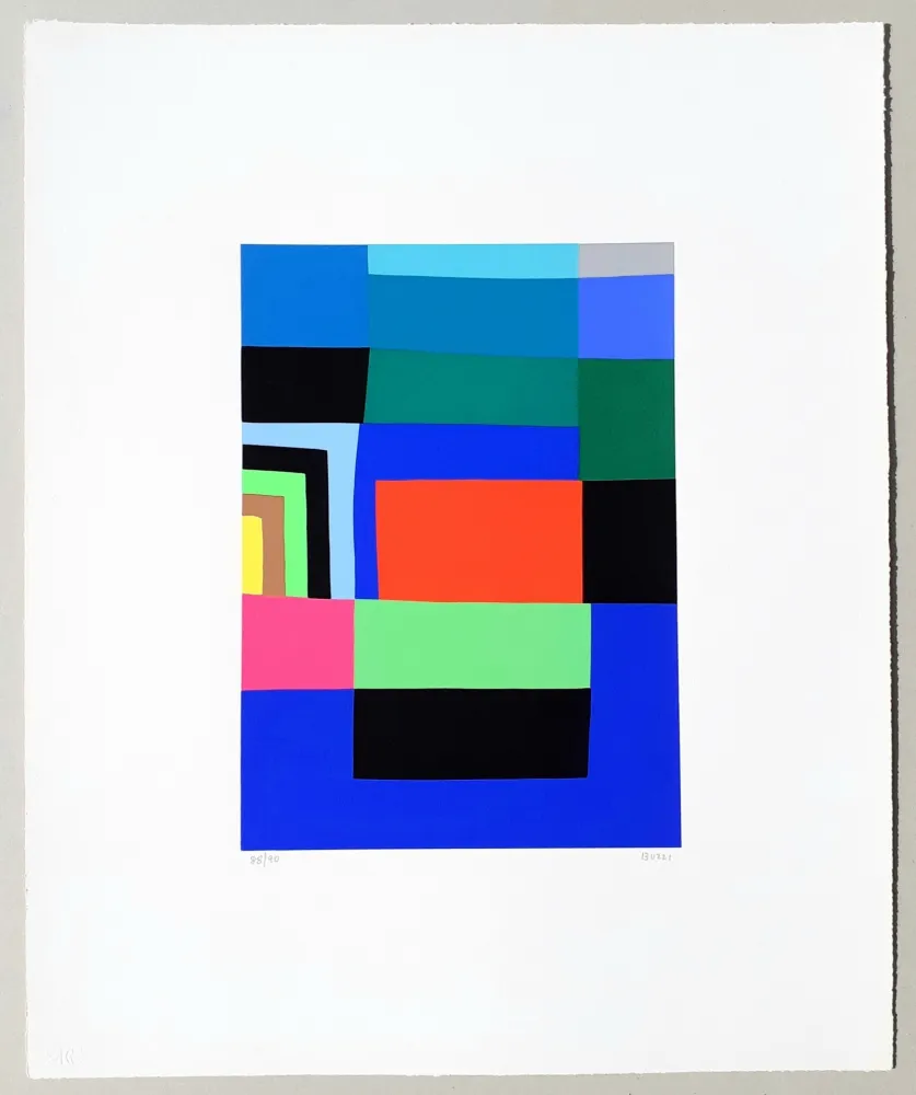 Serigrafia Burri - Serigrafia 3