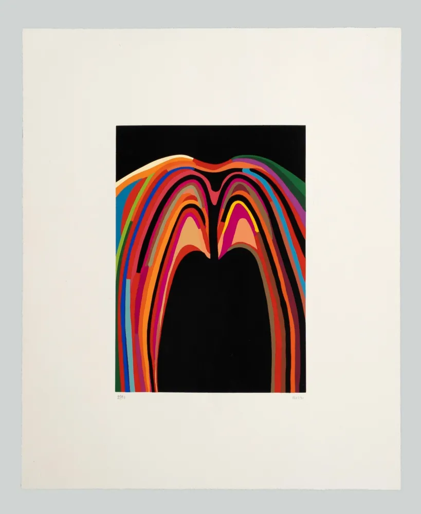 Serigrafia Burri - Serigrafia 3-B