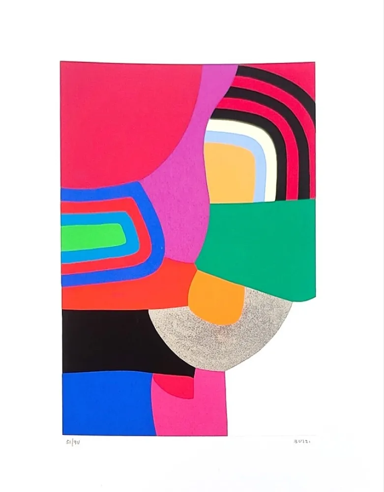 Serigrafia Burri - Serigrafia 4