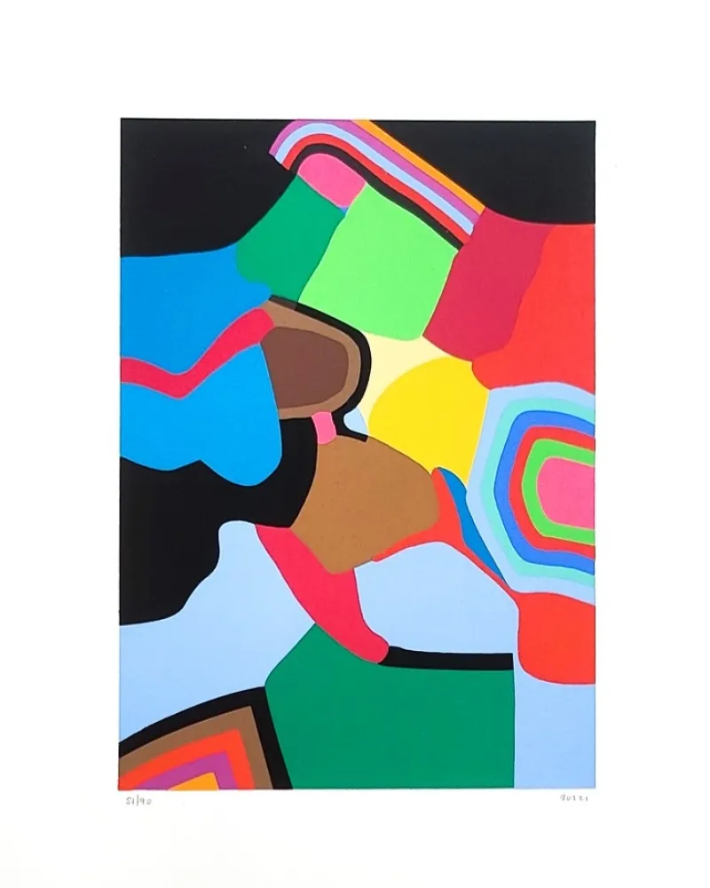 Serigrafia Burri - Serigrafia 5