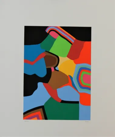 Serigrafia Burri - Serigrafia 5