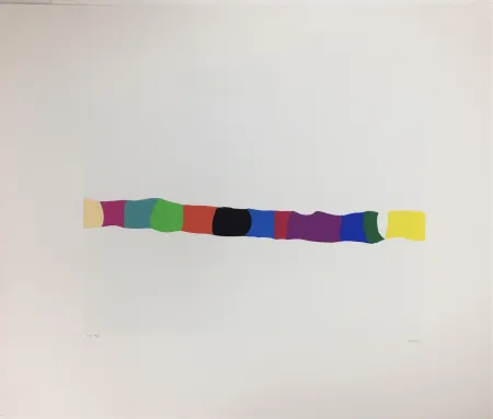 Serigrafia Burri - Trittico C - 2