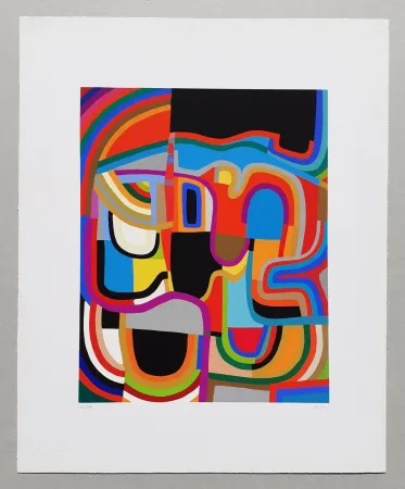 Serigrafia Burri - Trittico E - Serigrafia 2-E