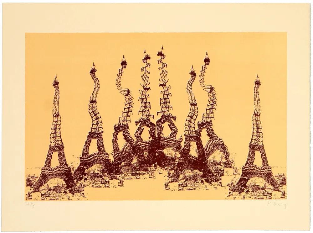 Litografia Bury - Sans titre