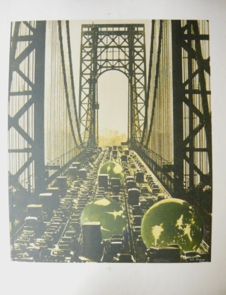 Litografia Bury - Sans titre