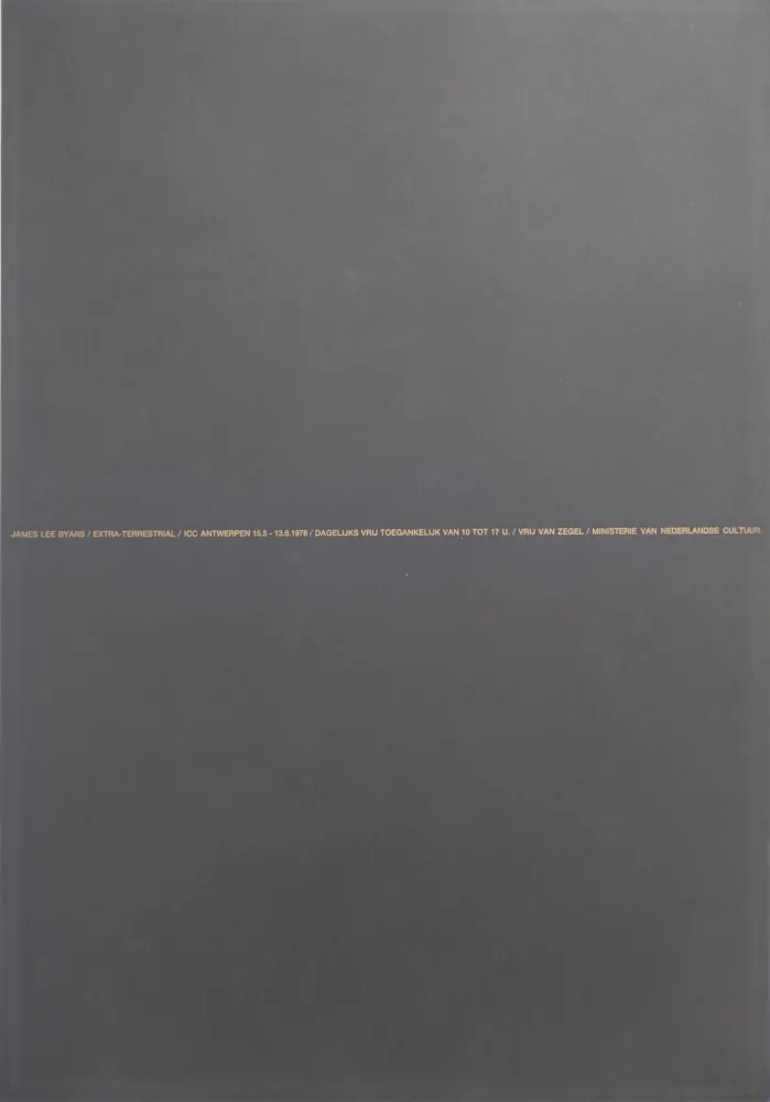 Non Tecnico Byars - Extra terrestrial