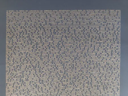 Serigrafia Byars - The golden Tower, 1974. Diptychon. 