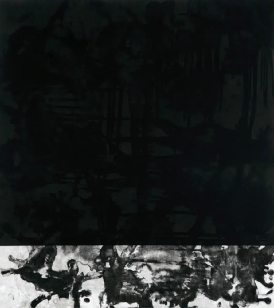 Acquatinta Cabrita Reis - E as estrelas do céu cairam na terra....I