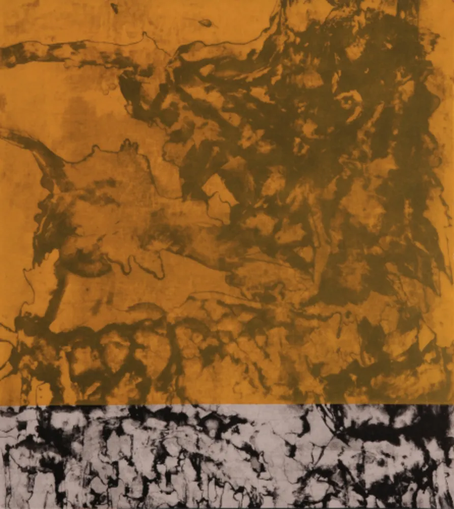 Acquatinta Cabrita Reis - E as estrelas do céu cairam na terra....II