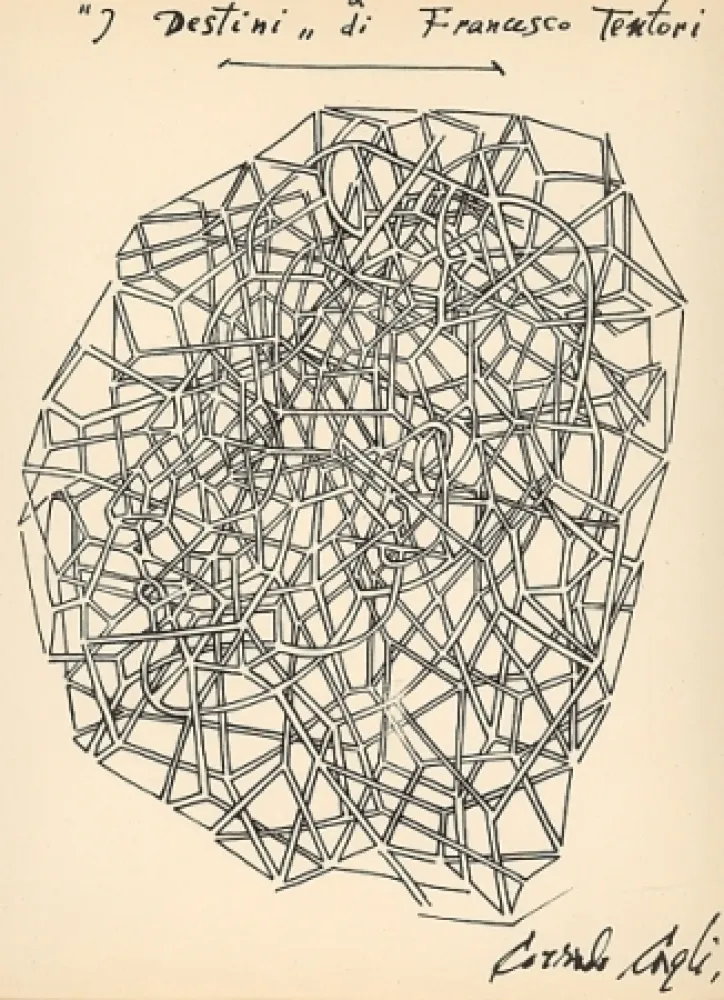 Libro Illustrato Cagli - I Destini alternati agli Intercalari di Corrado Cagli