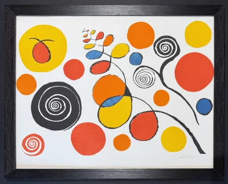 Litografia Calder - Alexander Calder (1898 - 1976) - Blue Sun EA - Color lithograph on paper - 1960
