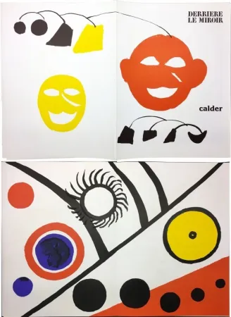 Libro Illustrato Calder - CALDER. DERRIÈRE LE MIROIR N° 221. 7 lithographies originales (1976).