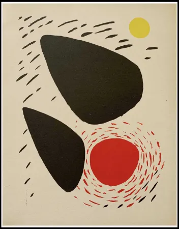 Litografia Calder - COMPOSITION 